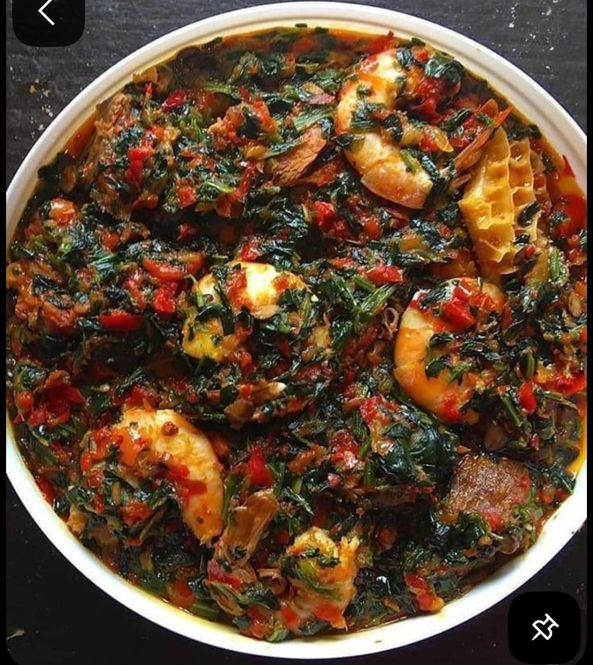 Hake Fish Efo Riro