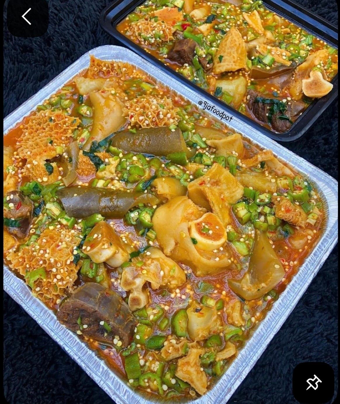 Mixed meat Okra