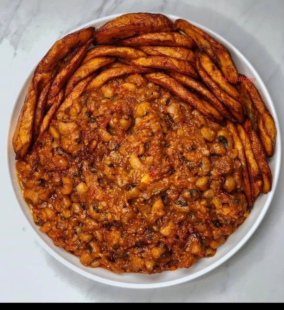 Beans Porridge and Plantain