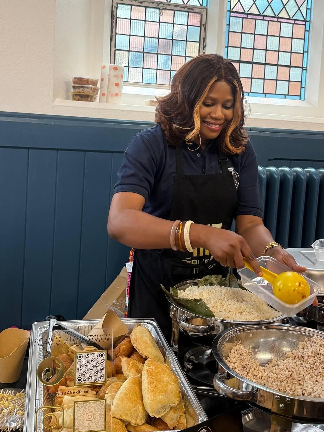 Pearl's Afri Kitchen food